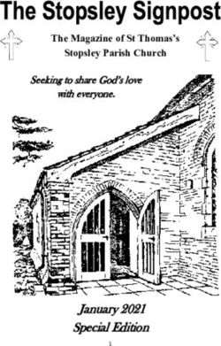 January 2021 - The Magazine of St Thomas's Stopsley Parish Church - Special Edition