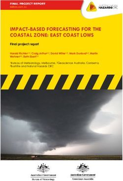 IMPACT-BASED FORECASTING FOR THE COASTAL ZONE: EAST COAST LOWS