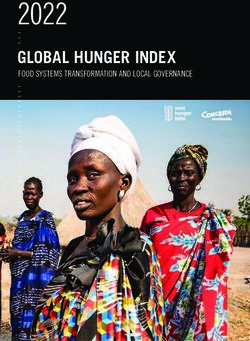 2022 GLOBAL HUNGER INDEX - FOOD SYSTEMS TRANSFORMATION AND LOCAL GOVERNANCE