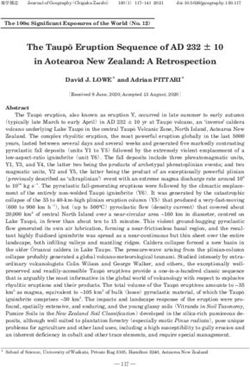 The Taupō Eruption Sequence of AD 232 10 in Aotearoa New Zealand: A Retrospection - J-Stage