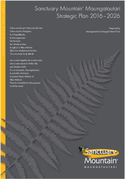 Sanctuary Mountain Maungatautari Strategic Plan 2016-2026
