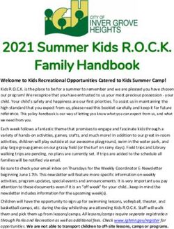 2021 Summer Kids R.O.C.K. Family Handbook - Inver Grove ...