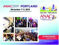 ANAC 2019 : PORTLAND November 7 - 9, 2019 - SPONSORSHIP - Association of Nurses in AIDS Care