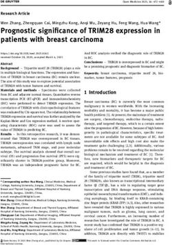 Prognostic significance of TRIM28 expression in patients with breast carcinoma