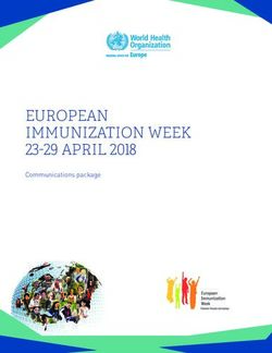 EUROPEAN IMMUNIZATION WEEK 23-29 APRIL 2018 - Communications package