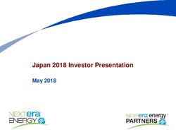 Japan 2018 Investor Presentation - May 2018 - Investor Relations