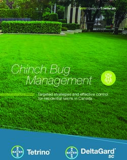 Chinch Bug Management - Targeted strategies and effective control for residential lawns in Canada - Bayer Environmental Science ...