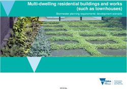 Multi-dwelling residential buildings and works (such as townhouses) - Stormwater planning requirements: development scenario - Water and catchments
