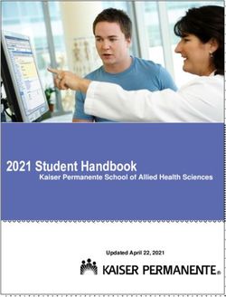 2021 Student Handbook - Kaiser Permanente School of Allied Health Sciences Updated April 22, 2021 - Kaiser Permanente School of Allied ...