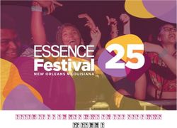 2019 VENDOR & EXHIBITOR OPPORTUNITIES JULY 4 7 - Essence