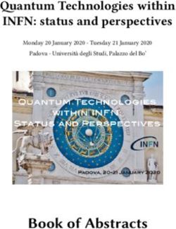 Book of Abstracts - Quantum Technologies within INFN: status and perspectives Monday 20 January 2020 - Tuesday 21 January 2020 - Istituto ...