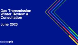 Gas Transmission Winter Review & Consultation June 2020