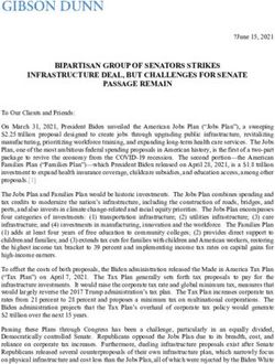 BIPARTISAN GROUP OF SENATORS STRIKES INFRASTRUCTURE DEAL, BUT CHALLENGES FOR SENATE PASSAGE REMAIN