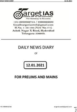 DAILY NEWS DIARY FOR PRELIMS AND MAINS - 12.01.2021 Of - Sosin Classes