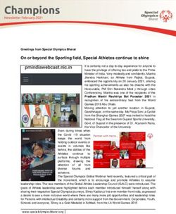 On or beyond the Sporting field, Special Athletes continue to shine