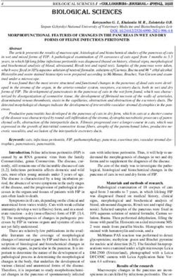 BIOLOGICAL SCIENCES - Index Copernicus