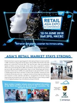 ASIA'S RETAIL MARKET STAYS STRONG - 12-14 JUNE 2018