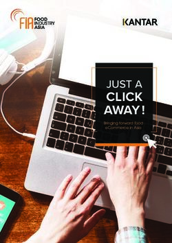 CLICK AWAY ! JUST A Bringing forward food eCommerce in Asia