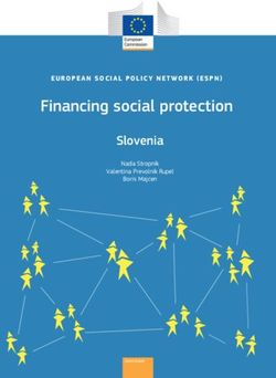 Financing social protection - Slovenia EUROPEAN SOCIAL POLICY NETWORK (ESPN) - europa.eu