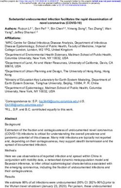 Substantial undocumented infection facilitates the rapid dissemination of novel coronavirus (COVID-19) - medRxiv