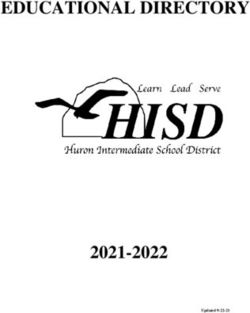 EDUCATIONAL DIRECTORY 2021-2022 - Connect Suite
