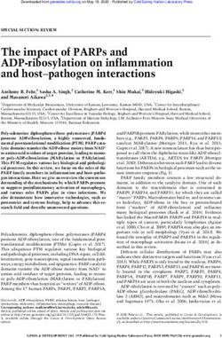 The impact of PARPs and ADP-ribosylation on inflammation and host-pathogen interactions