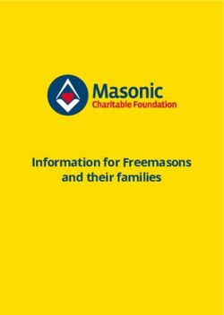 Information for Freemasons and their families - The Masonic ...