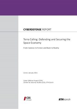 CYBERDEFENSE REPORT Terra Calling: Defending and Securing the Space Economy