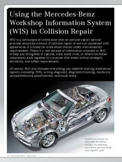 Using the Mercedes-Benz Workshop Information System (WIS) in Collision Repair