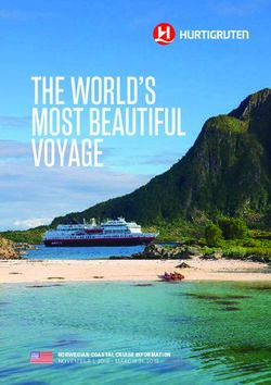 THE WORLD'S MOST BEAUTIFUL VOYAGE - Hurtigruten