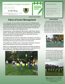 Class of 2020 Recognised - Presentation Secondary School - Wexford