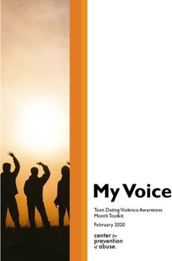 Teen Dating Violence Awareness Month Toolkit February 2020