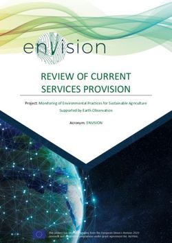 REVIEW OF CURRENT SERVICES PROVISION - Project: Monitoring of Environmental Practices for Sustainable Agriculture Supported by Earth Observation ...