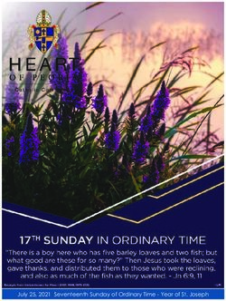 July 25, 2021 Seventeenth Sunday of Ordinary Time - Year of St. Joseph