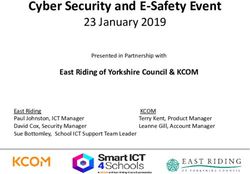 Cyber Security and E-Safety Event - 23 January 2019 - Smart ICT 4 Schools