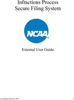 Infractions Process Secure Filing System - External User Guide - Last updated March 9, 2020 - Ncaaorg