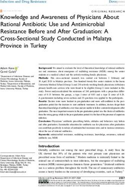 Knowledge and Awareness of Physicians About Rational Antibiotic Use and Antimicrobial Resistance Before and After Graduation: A Cross-Sectional ...