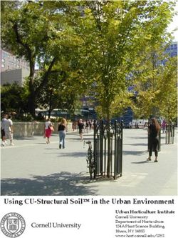 Using CU-Structural Soil in the Urban Environment - Urban Horticulture Institute Cornell University Department of Horticulture 134A Plant Science ...