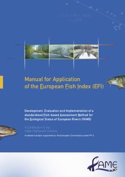 Manual for Application of the European Fish Index (EFI)