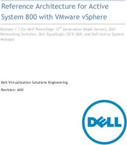 Reference Architecture for Active System 800 with VMware vSphere - Dell