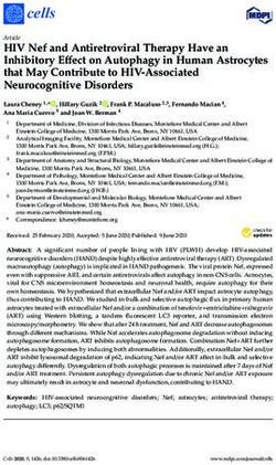 HIV Nef and Antiretroviral Therapy Have an Inhibitory Effect on Autophagy in Human Astrocytes that May Contribute to HIV-Associated Neurocognitive ...
