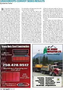 GRASSROOTS CONVOY SEEKS RESULTS - BY ADRIENNE TANNER - TRUCK LOGGERS ASSOCIATION