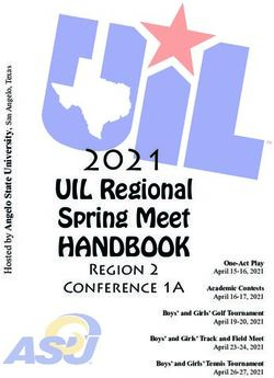2021 UIL Regional Spring Meet - HANDBOOK - Angelo State ...