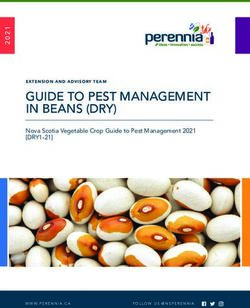 GUIDE TO PEST MANAGEMENT IN BEANS (DRY) - EXTENSION AND ADVISORY TEAM ...