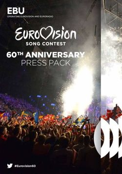 60TH ANNIVERSARY PRESS PACK - #Eurovision60 - EBU