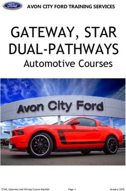 GATEWAY, STAR DUAL-PATHWAYS - Automotive Courses AVON CITY FORD TRAINING SERVICES