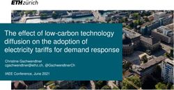 The effect of low-carbon technology diffusion on the adoption of electricity tariffs for demand response - Christine Gschwendtner ...