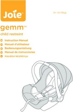 Gemm child restraint Kezelési kézikönyv - Joie UK