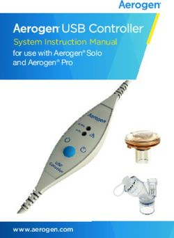 System Instruction Manual for use with Aerogen Solo and Aerogen Pro - www.aerogen.com