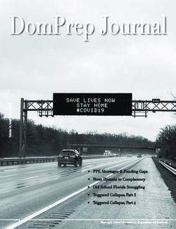 DOMPREP JOURNAL - DOMESTIC PREPAREDNESS